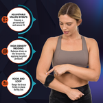 Tennis & Golfer's 2-Pack Elbow Braces - Support Strap for Tendonitis Pain Relief