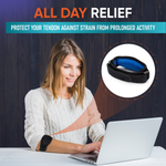 Tennis & Golfer's 2-Pack Elbow Braces - Support Strap for Tendonitis Pain Relief