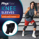 2 Pack Knee Compression Sleeves for Men and Women - Pain Relief, Meniscus Tear, ACL, Arthritis