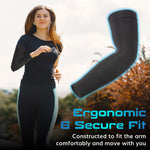 Cooling Arm Sleeves for Sun Protection - Arm Compression Sleeves for Men & Women