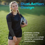 Cooling Arm Sleeves for Sun Protection - Arm Compression Sleeves for Men & Women