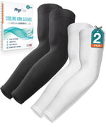 Cooling Arm Sleeves for Sun Protection - Arm Compression Sleeves for Men & Women