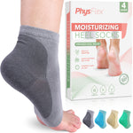 Moisturizing Heel Socks for Cracked Heels - Silicone Socks for Women and Men Foot Treatment & Overnight Hydration