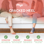 Moisturizing Heel Socks for Cracked Heels - Silicone Socks for Women and Men Foot Treatment & Overnight Hydration