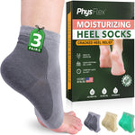 Moisturizing Heel Socks for Cracked Heels - Silicone Socks for Women and Men Foot Treatment & Overnight Hydration