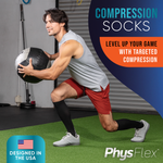 Graduated Compression Socks for Women and Men - Enhance Circulation & Reduce Fatigue